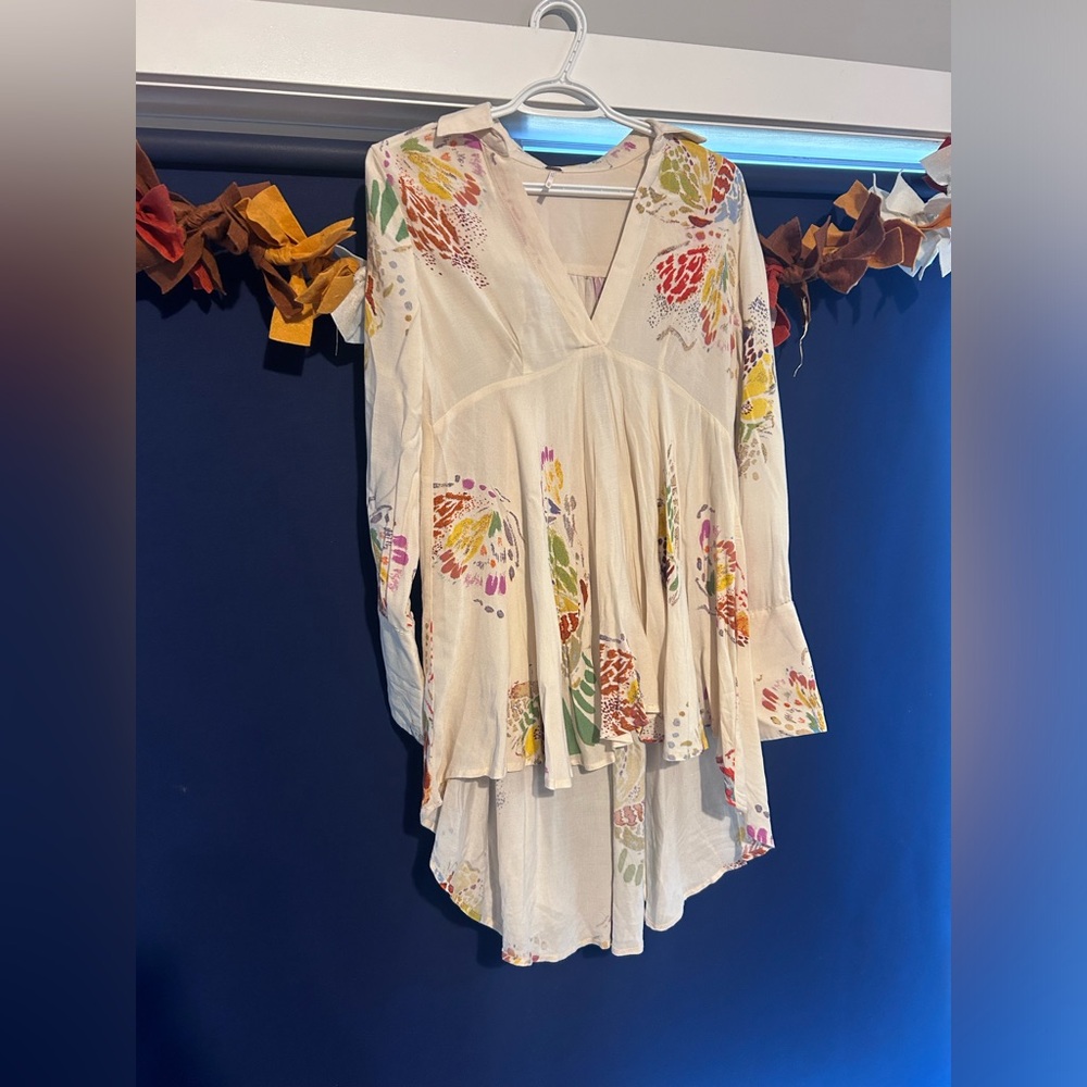 FREE PEOPLE high low tunic XS